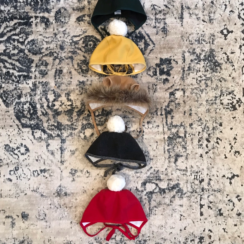 Briar Pom Bonnets 6-12m